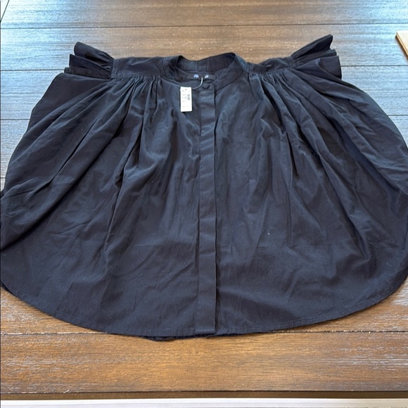 Madewell Poplin Shirred Button-Up Shirt Size XXS - Picture 5 of 13